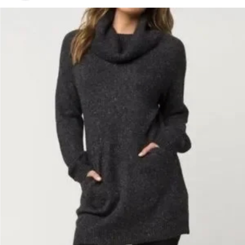50%offw❤️ NY&C Cowl Neck Off Shoulder Sweater Dress
